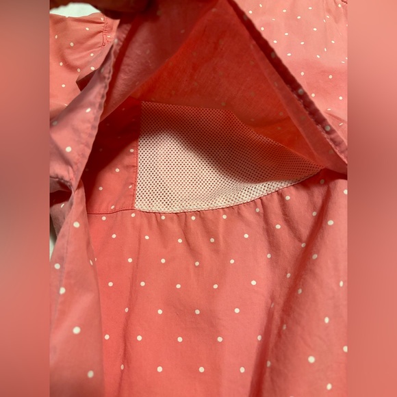 Columbia PFG, Super Bonehead, pink & white polka dot fishing shirt, M - Picture 10 of 15